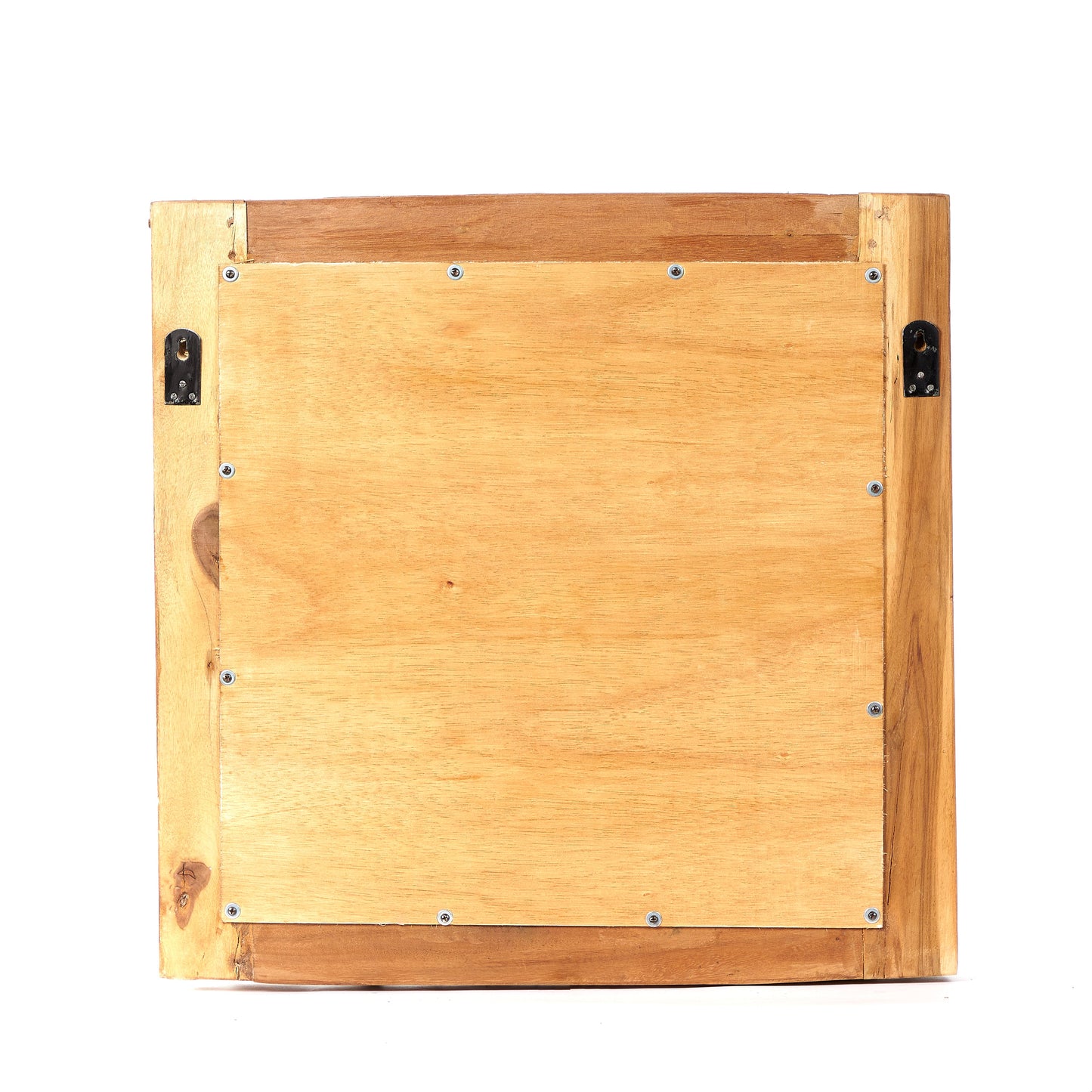 WANDSPIEGEL "PATCHWORK" | 60cm, Massivholz | Flurspiegel Holz