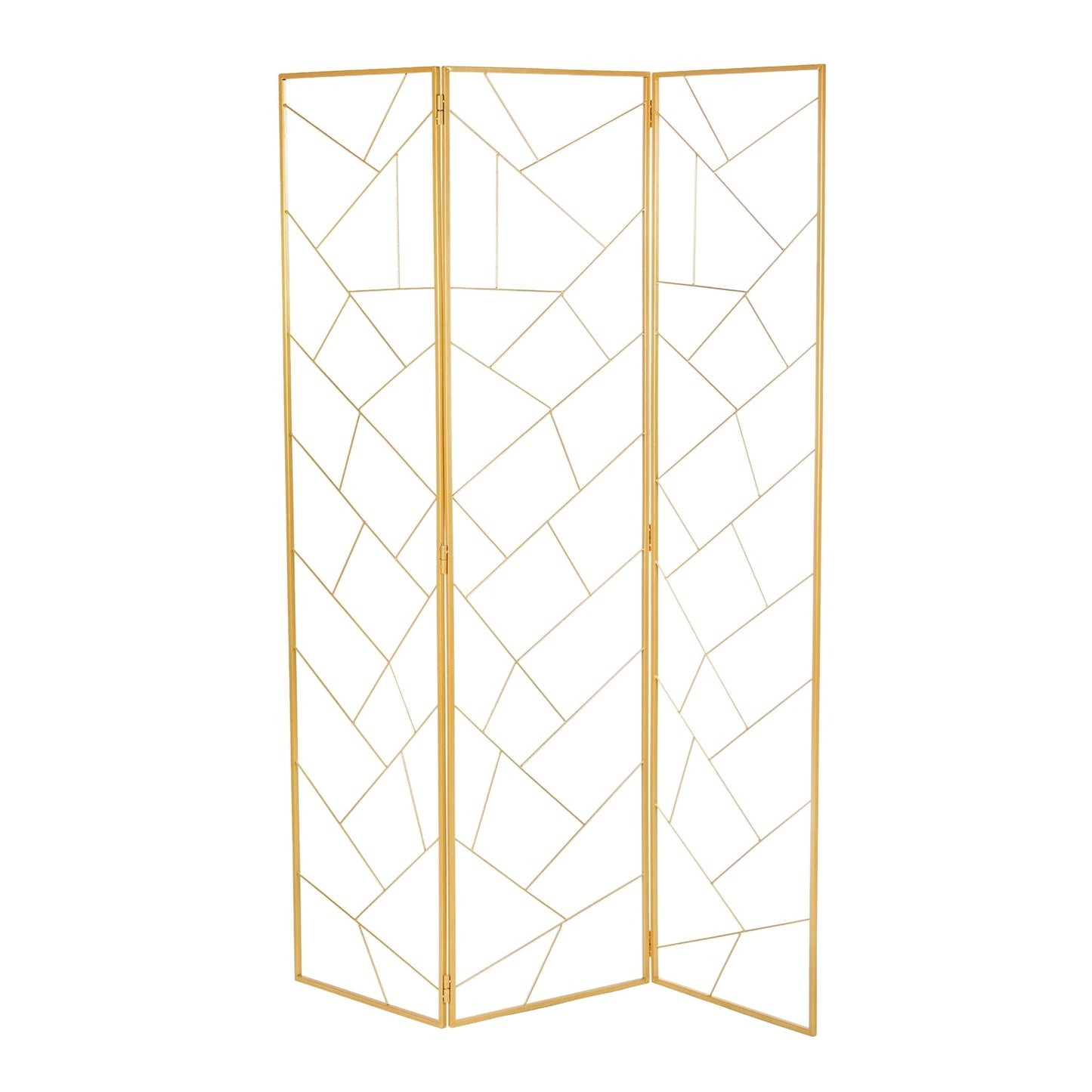 RAUMTEILER "MOSAIC" | Metall, gold, 170x120cm | Paravent