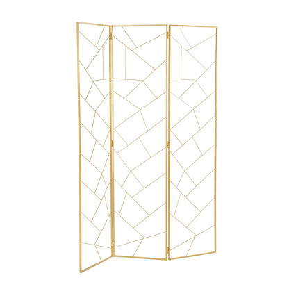 RAUMTEILER "MOSAIC" | Metall, gold, 170x120cm | Paravent