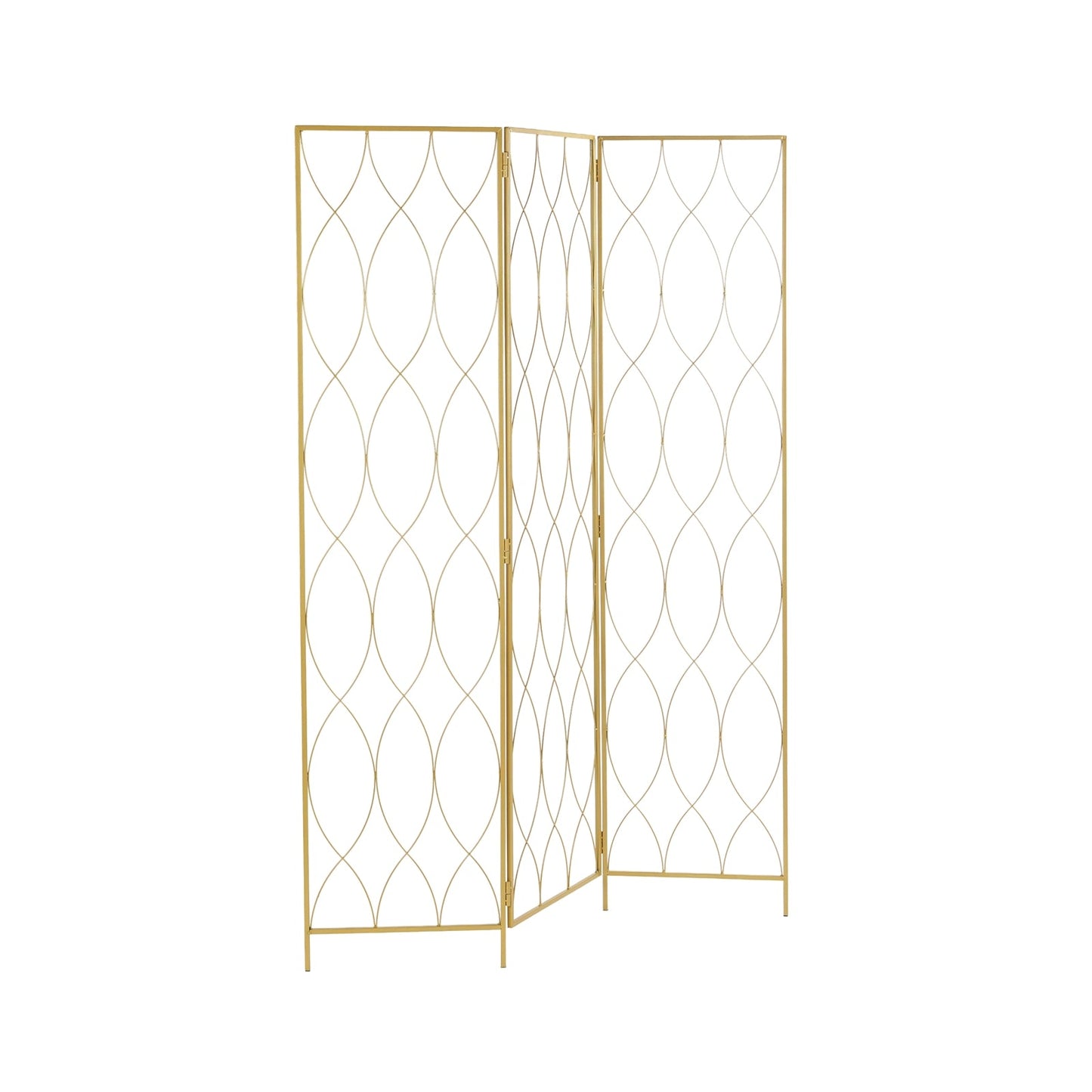 RAUMTEILER "LOUNGE" | Metall, gold, 170x120cm | Paravent