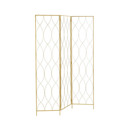 RAUMTEILER "LOUNGE" | Metall, gold, 170x120cm | Paravent