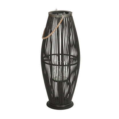 Deko  LATERNE "ZYA" |  Bambus | Natur Windlicht