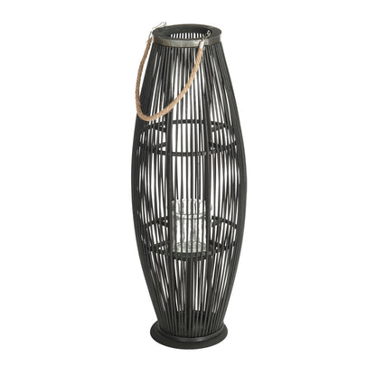 Deko  LATERNE "ZYA" |  Bambus | Natur Windlicht
