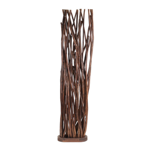 ZWEIGE RAUMTEILER BOTANIC | Teak Holz, 170x40cm | Äste Paravent