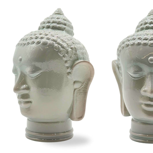 DEKOKOPF BUDDHA | Glas, Dekoration für Garten und Wohnung