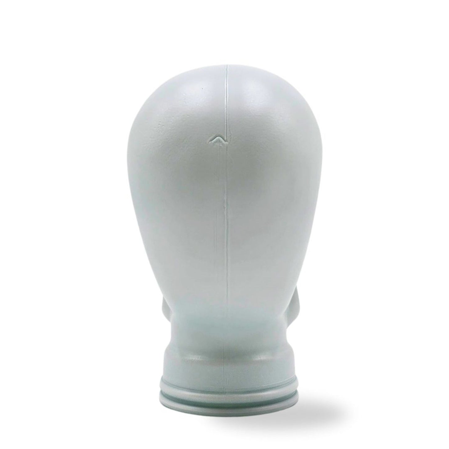 Glas KOPFHÖRERSTÄNDER TOTENKOPF| 26cm Glaskopf Skulptur | Farbe: M02 weiss