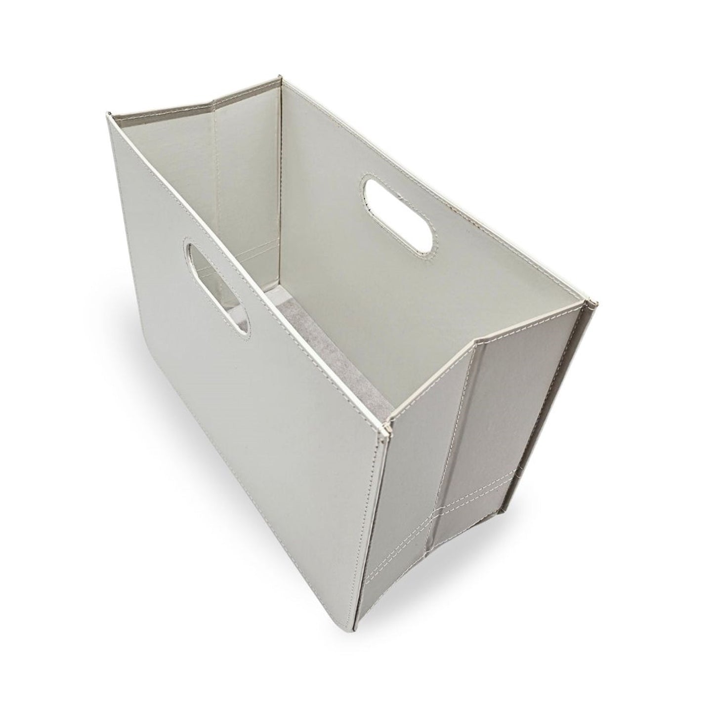 DESIGN ZEITUNGSKORB "BUSINESS" | beige, 30,5 cm | Magazinhalter