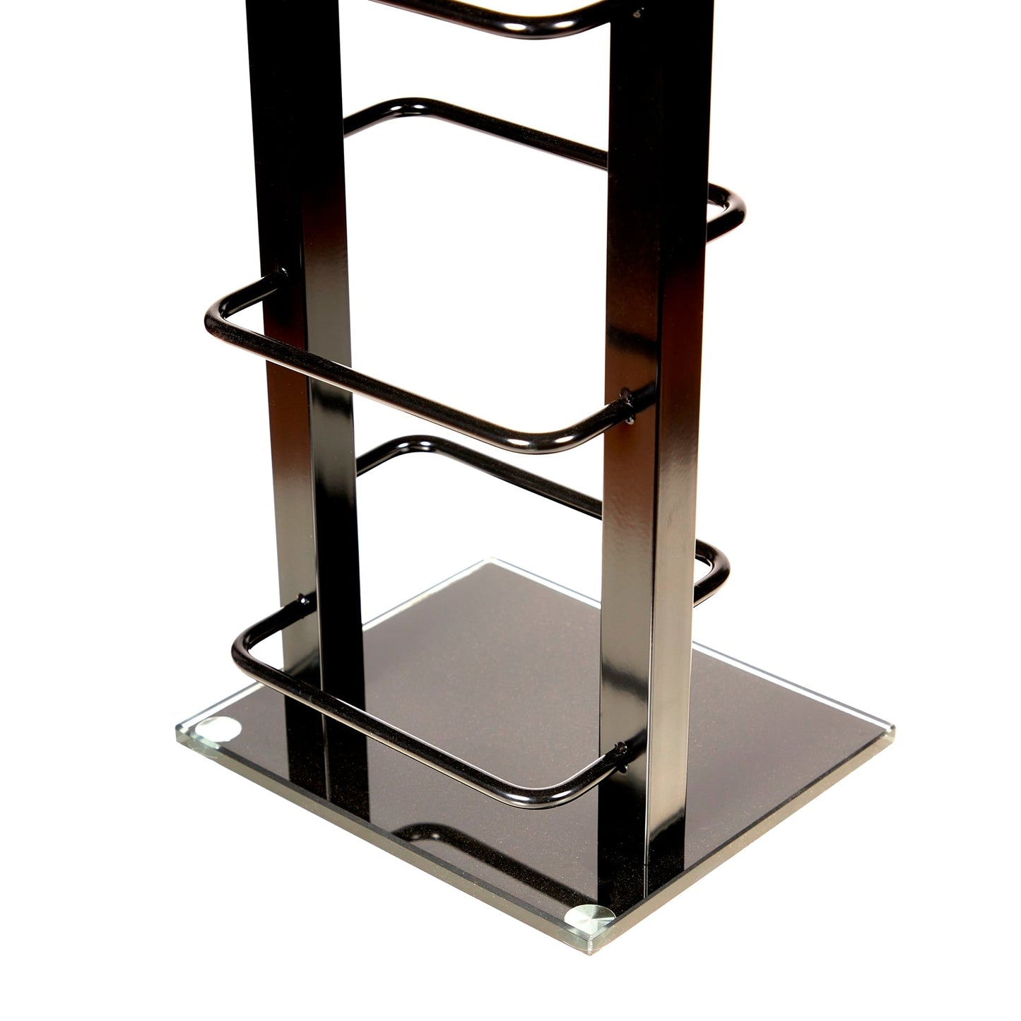 DESIGN CD STÄNDER "TOWER" | schwarz, 92 cm, Metall | für 85 CDs