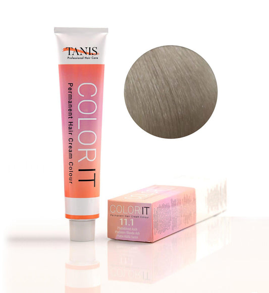 Permanente Haarfarbe COLOR-IT 11.1 Platinblond Asch