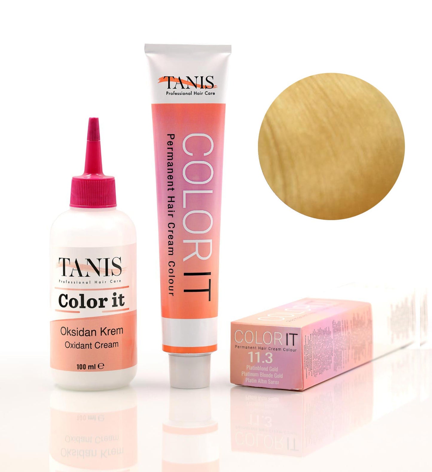 Permanente Haarfarbe COLOR-IT 11.3 Platinblond Gold