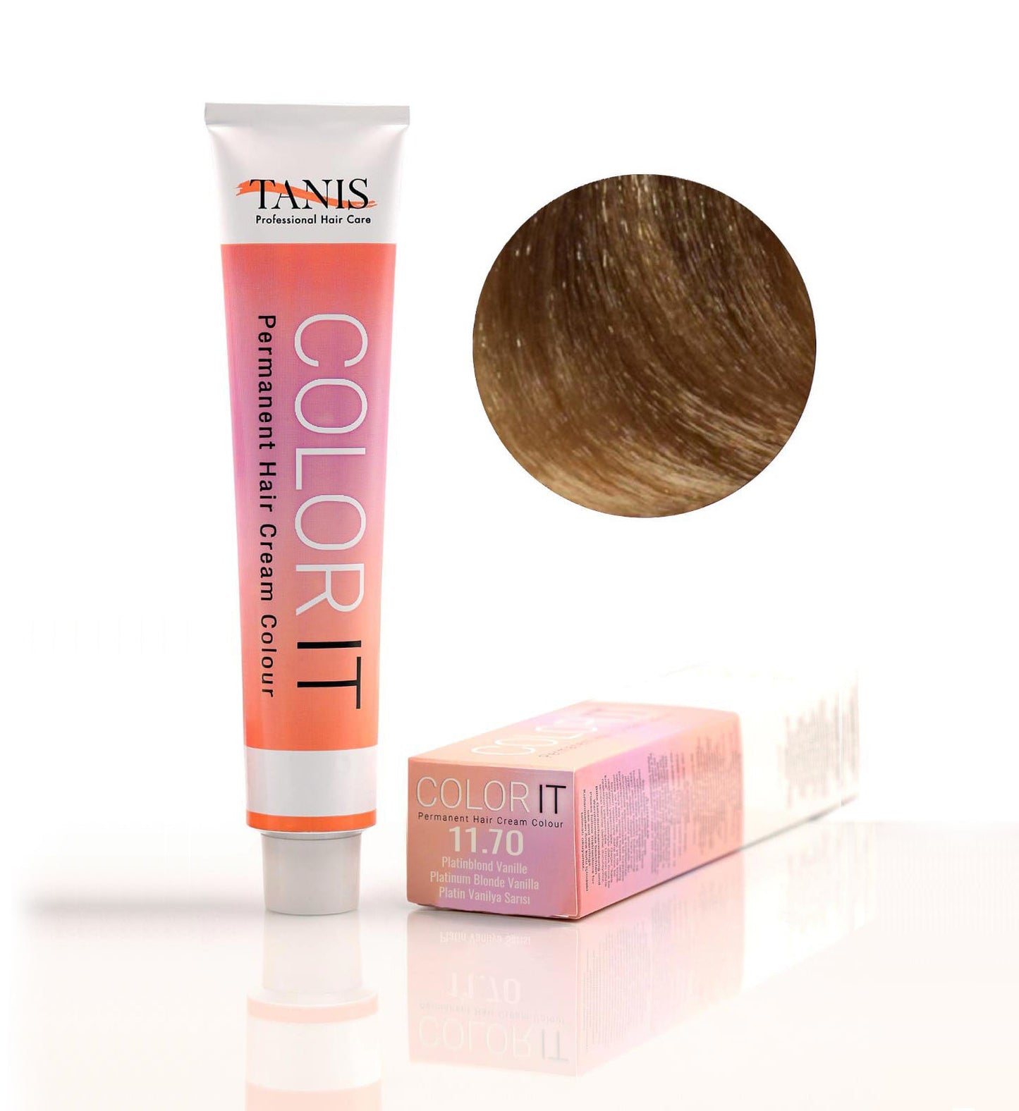 Permanente Haarfarbe COLOR-IT 11.70 Platinblond Vanille