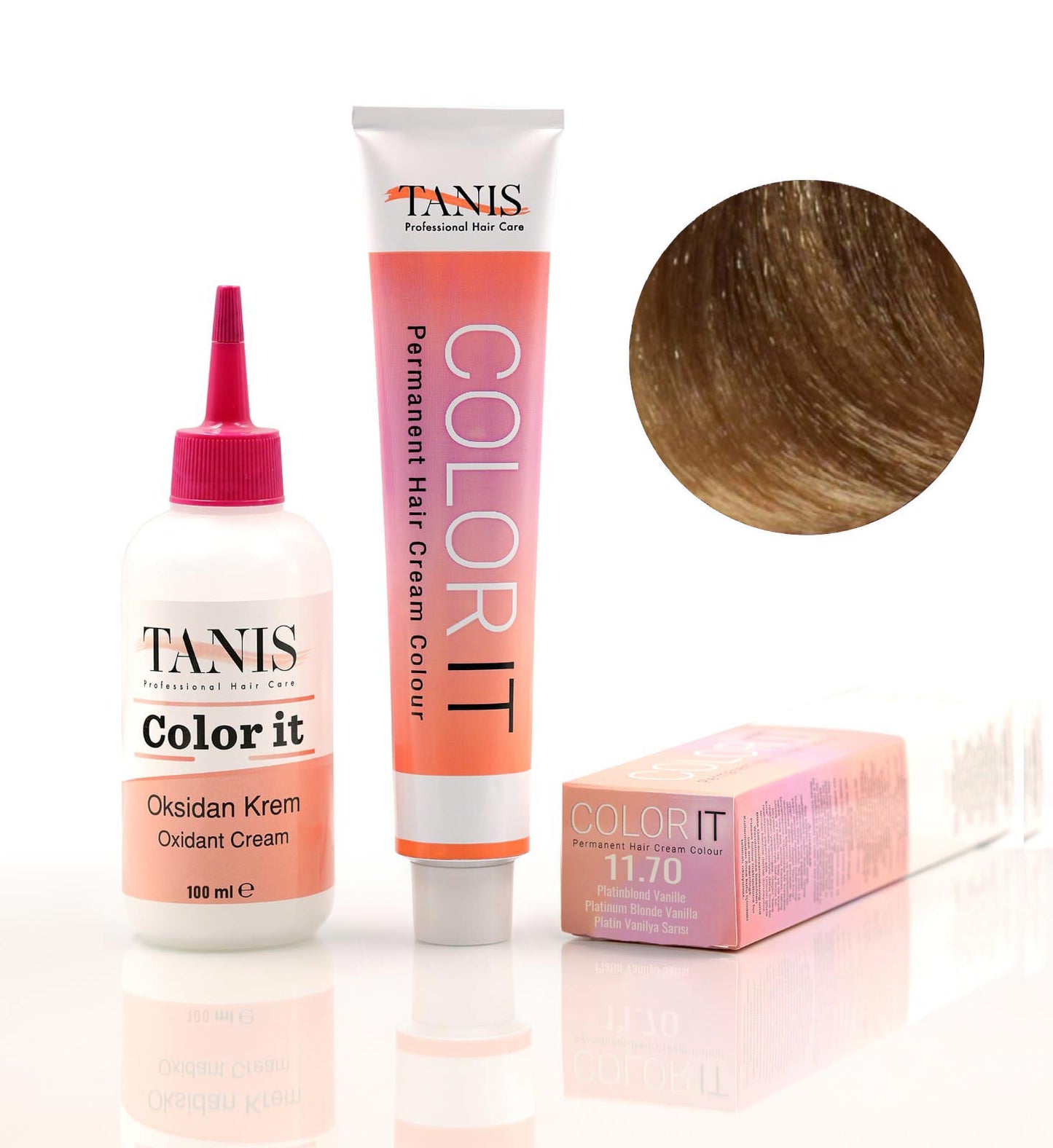 Permanente Haarfarbe COLOR-IT 11.70 Platinblond Vanille