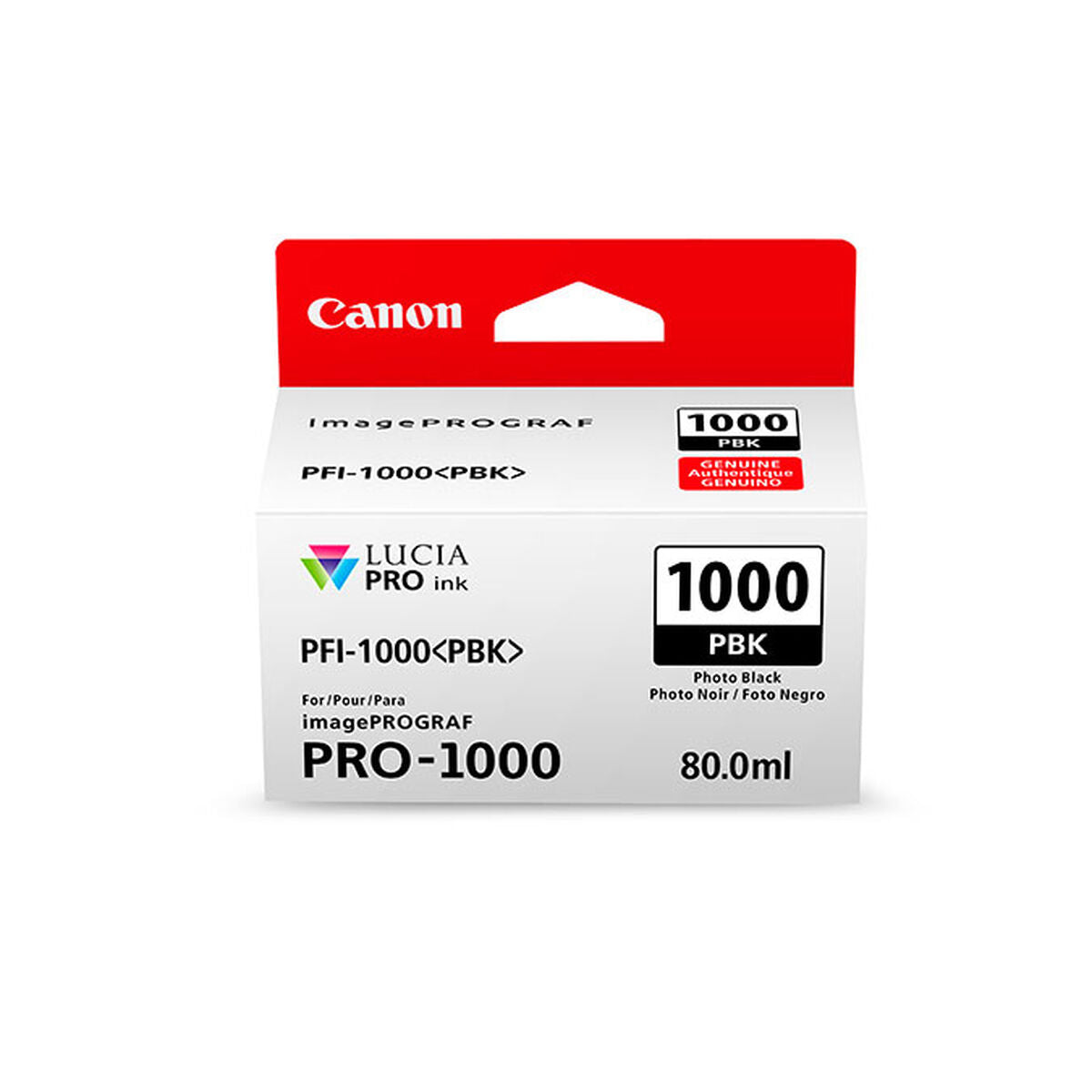 Original Tintenpatrone Canon PFI-1000 Schwarz