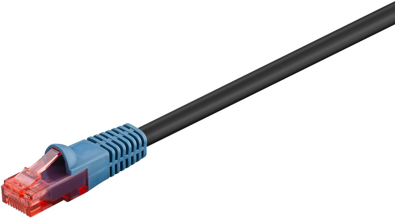 Goobay 94394 nätverkskablar Svart 40 m Cat6 U/UTP (UTP)