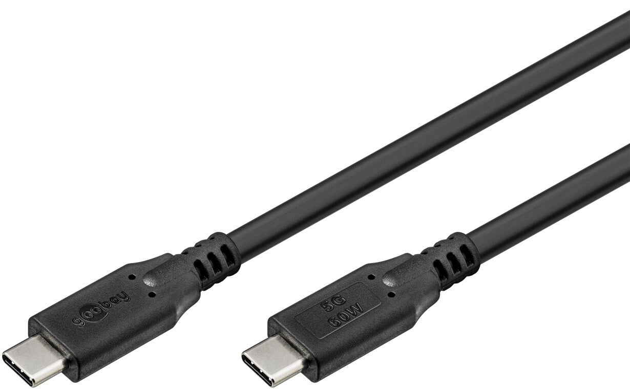 Goobay 74728 USB-kablar USB 3.2 Gen 1 (3.1 Gen 1) 2 m USB C Svart