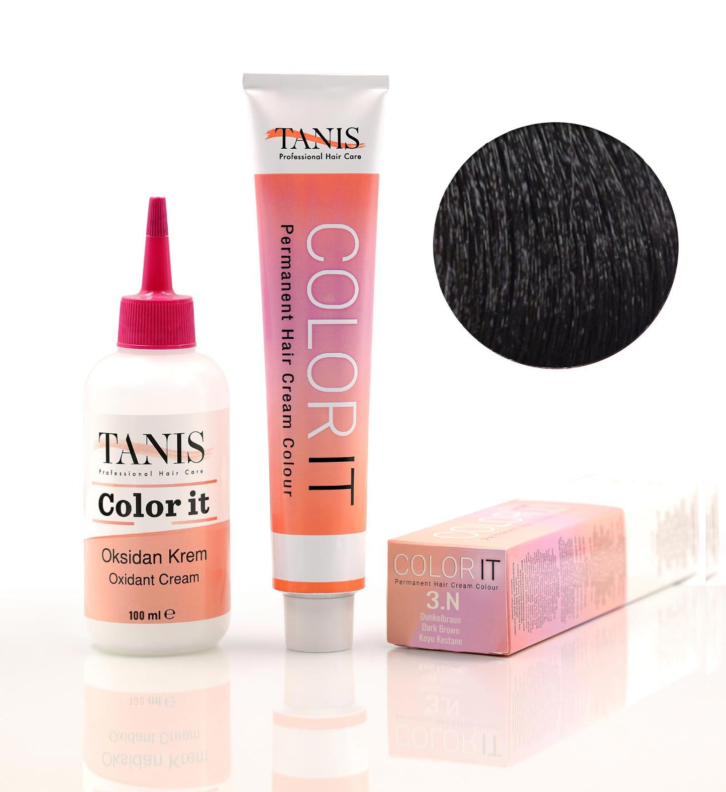 Permanente Haarfarbe COLOR-IT 3.N Dunkelbraun