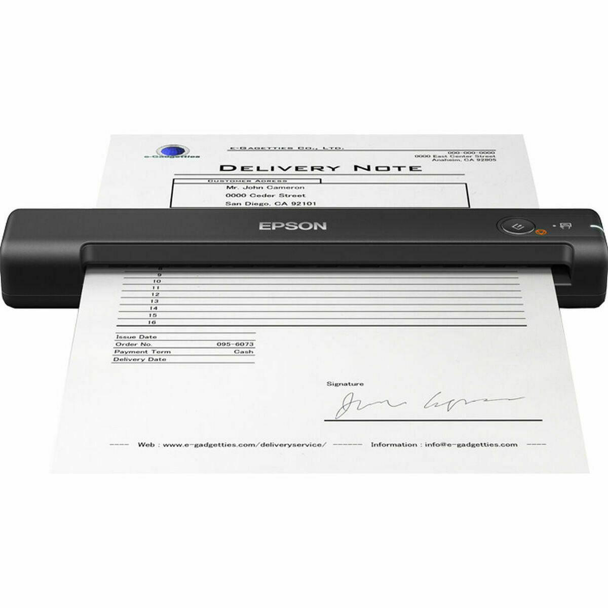 Tragbarer Scanner Epson B11B252401 600 dpi USB 2.0