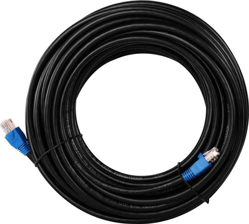 Goobay 94394 nätverkskablar Svart 40 m Cat6 U/UTP (UTP)