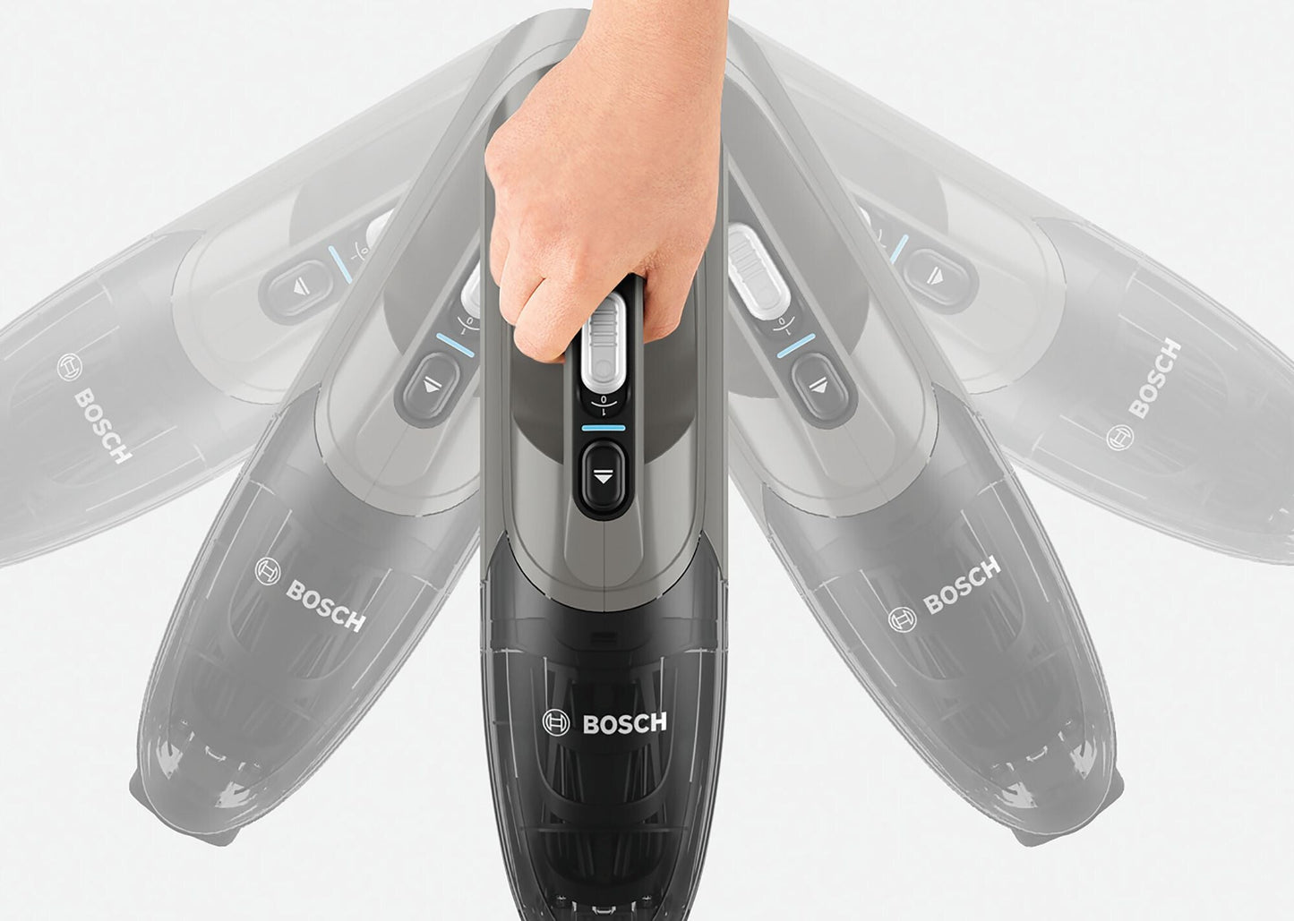 Bosch Serie 2 BBHF214G upprättstående dammsugare och elektrisk sopborste 2-in-1 stick vacuum Batteri Torr Utan påse Grå
