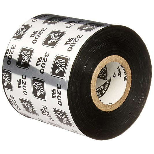 Thermotransfer-Farbband Zebra 03200BK06030 Schwarz 60 mm x 300 m (6 Stück)