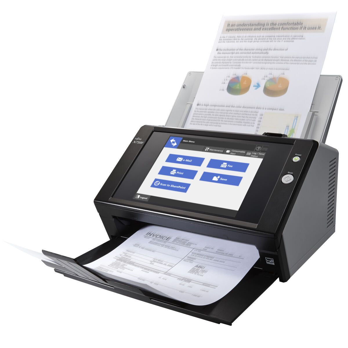 Tragbarer Scanner Fujitsu PA03706-B301 25 ppm