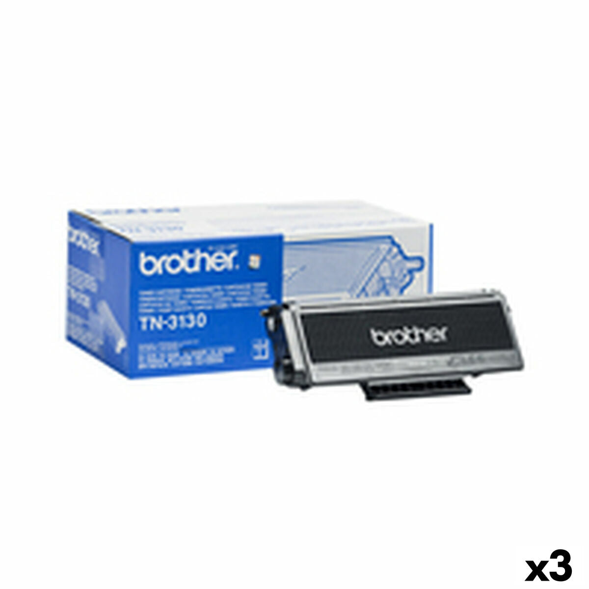 Toner Brother TN3130 Schwarz (3 Stück)