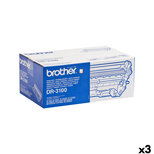 Druckertrommel Brother DR-3100 Schwarz (3 Stück)