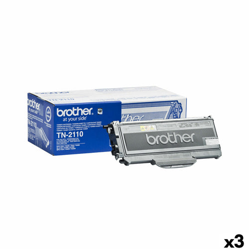 Toner Brother TN-2110 Schwarz (3 Stück)
