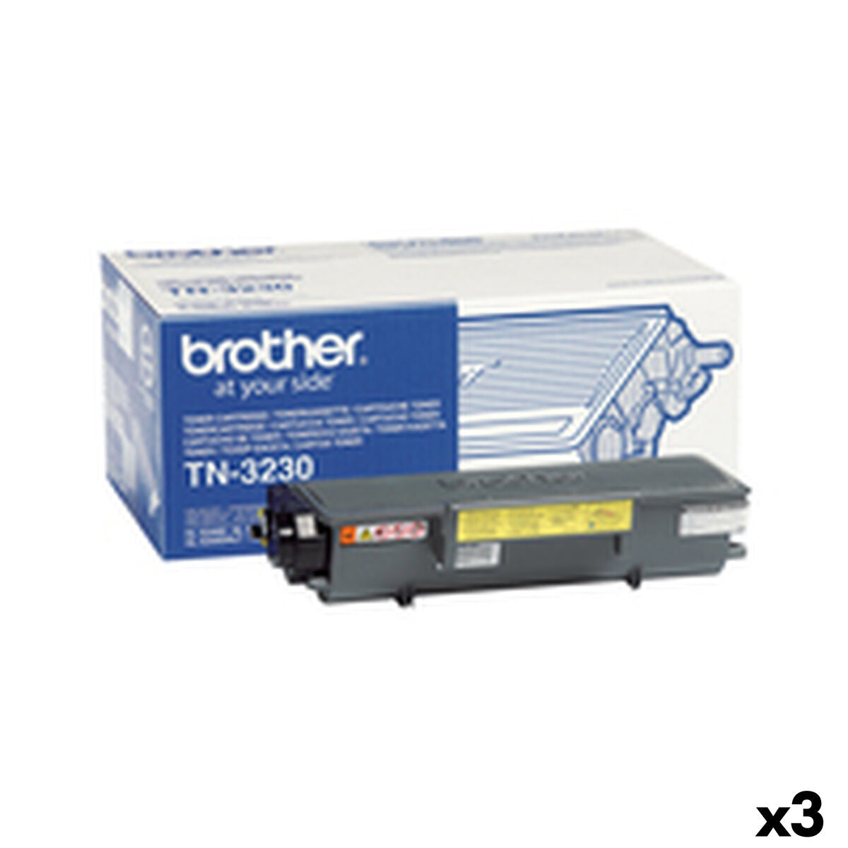 Toner Brother TN3230 Schwarz (3 Stück)