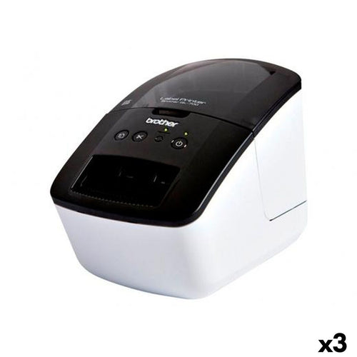 Thermodrucker Brother QL700 Schwarz (3 Stück)