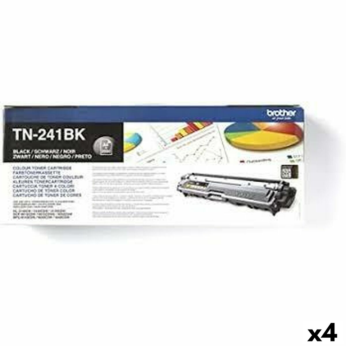 Original Toner Brother HL3140CW HL3150CDW DCP9020CDW DCP91010 Schwarz (4 Stück)