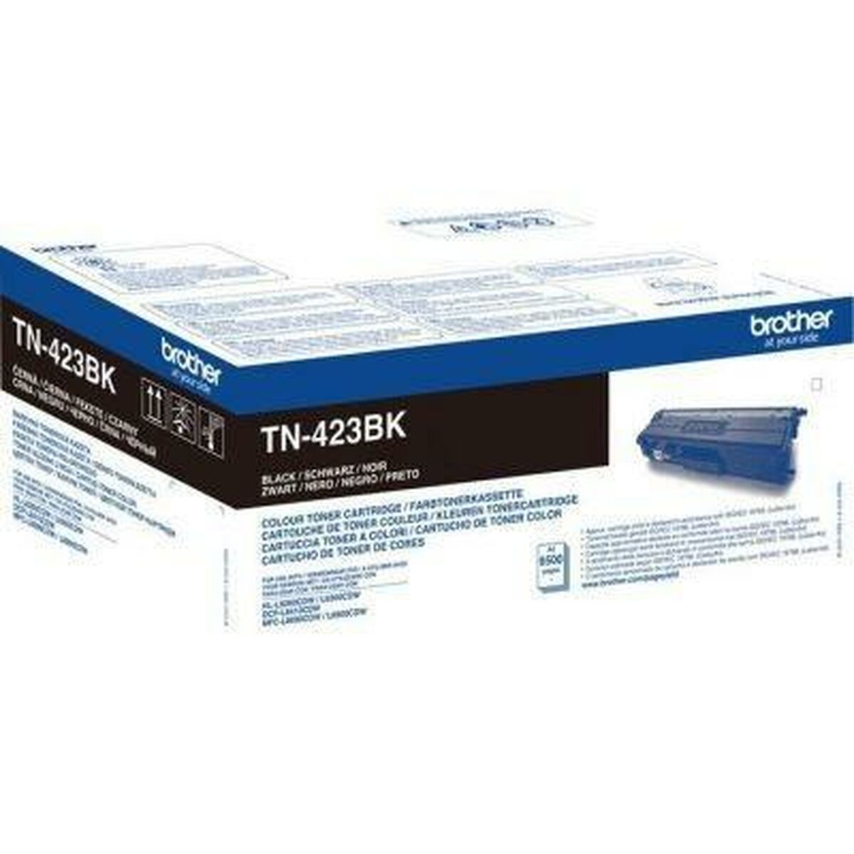 Toner Brother TN423BK Schwarz (4 Stück)
