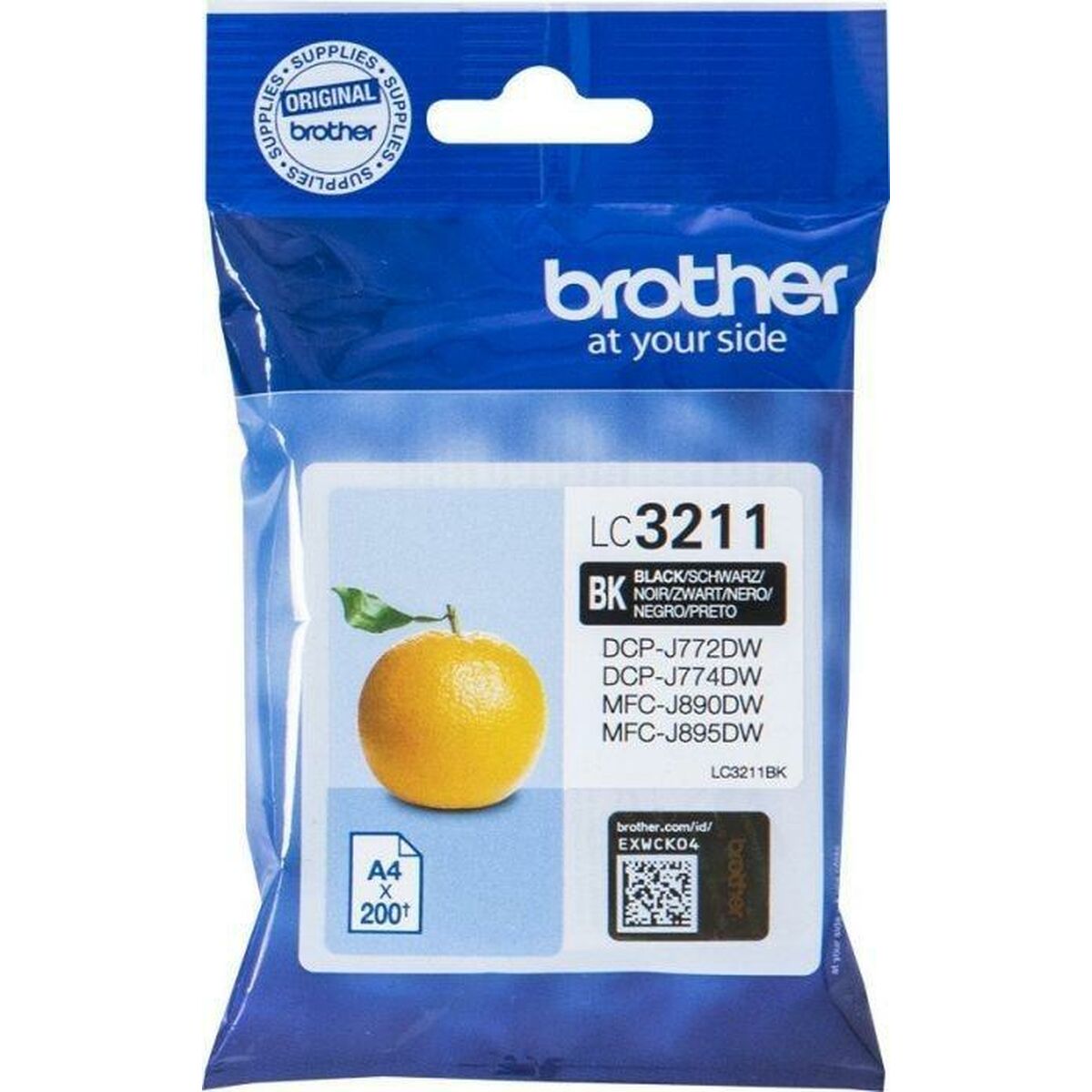 Original Tintenpatrone Brother LC3211 Schwarz (5 Stück)