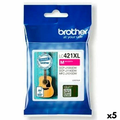 Original Tintenpatrone Brother MFC-J1010DW / DCP-J1050DW Magenta (5 Stück)