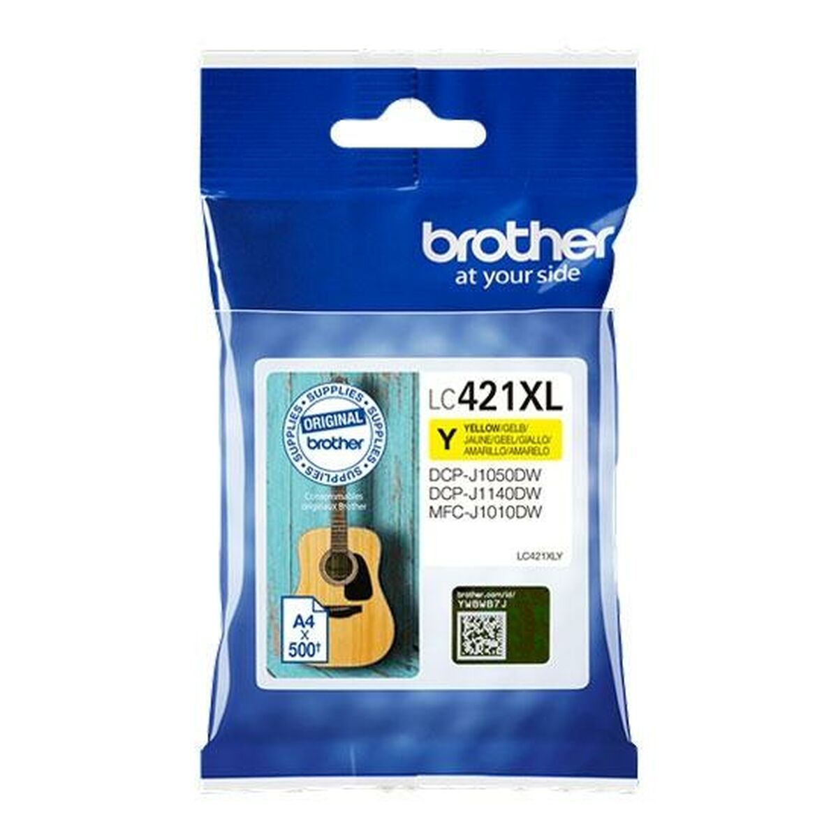 Original Tintenpatrone Brother LC421XL Gelb (5 Stück)
