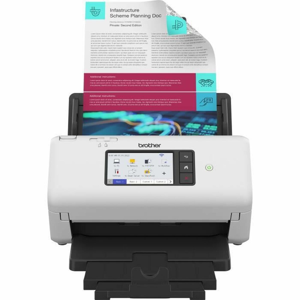 Scanner Brother ADS-4700W 40 ppm