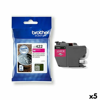 Original Tintenpatrone Brother MFCJ5340DW, MFCJ5740DW, MFCJ6540DW, MFCJ6940DW Magenta (5 Stück)