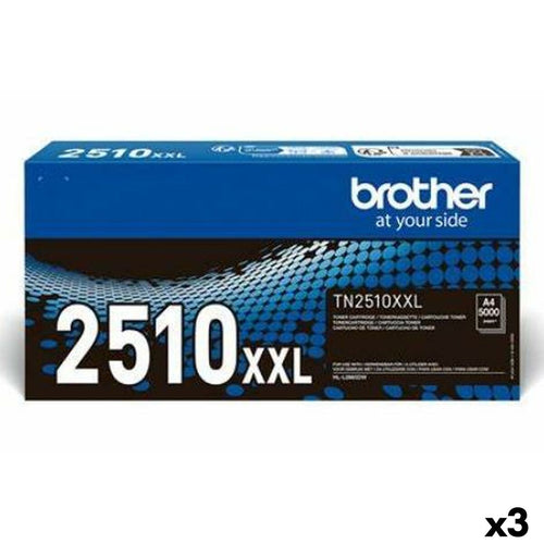 Toner Brother TN2510XXL Schwarz (3 Stück)