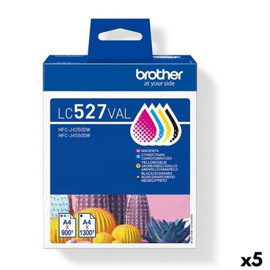 Original Tintenpatrone Brother LC527VAL Gelb Blau Schwarz Magenta (5 Stück)