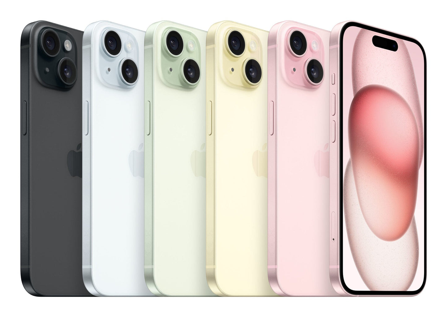 Apple iPhone 15 15,5 cm (6.1") Dubbla SIM-kort iOS 17 5G USB Type-C 128 GB Svart