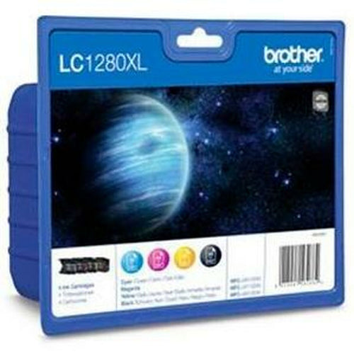 Original Tintenpatrone Brother LC1280XL Gelb Blau Schwarz Magenta (4 Stück)