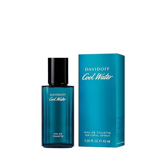 Davidoff Cool Water Eau de Toilette – Aromatic Men's Cologne – With Notes of Coriander, Mint, Lavender & Amber – Long Lasting Fragrance