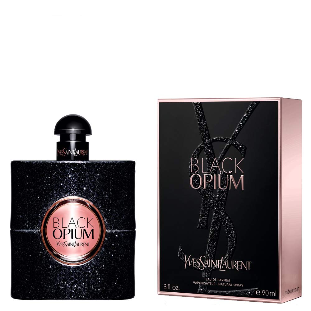 Yves Saint Laurent Eau De Parfum Spray for Women, Black Opium, 3 Ounce