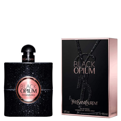 Yves Saint Laurent Eau De Parfum Spray for Women, Black Opium, 3 Ounce