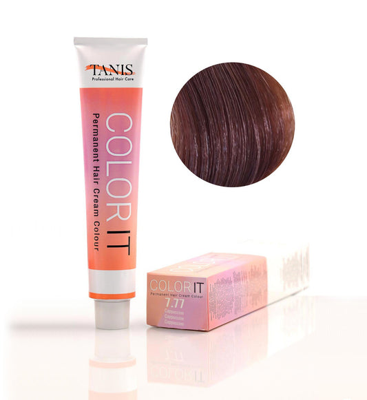 Permanente Haarfarbe COLOR-IT 7.77 Cappuccino