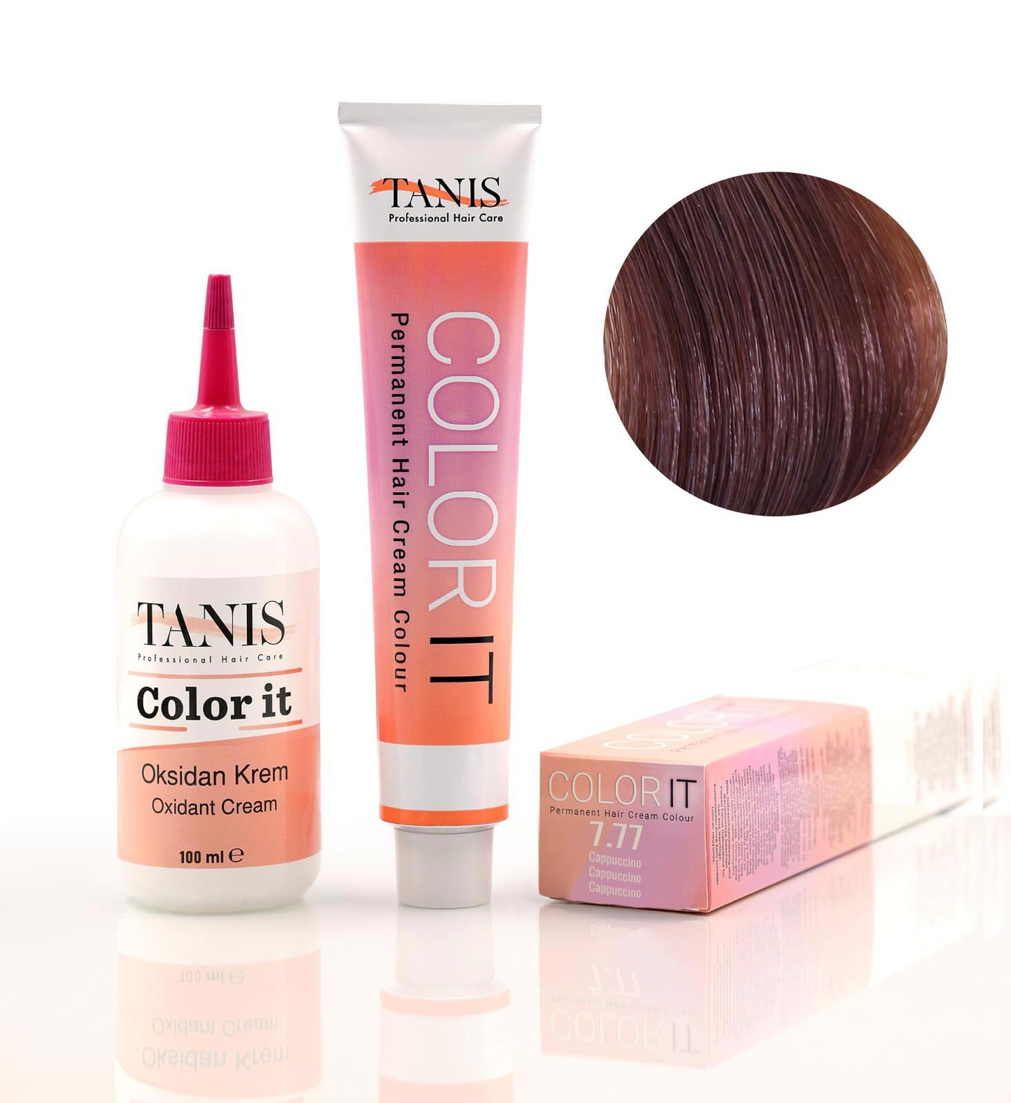 Permanente Haarfarbe COLOR-IT 7.77 Cappuccino