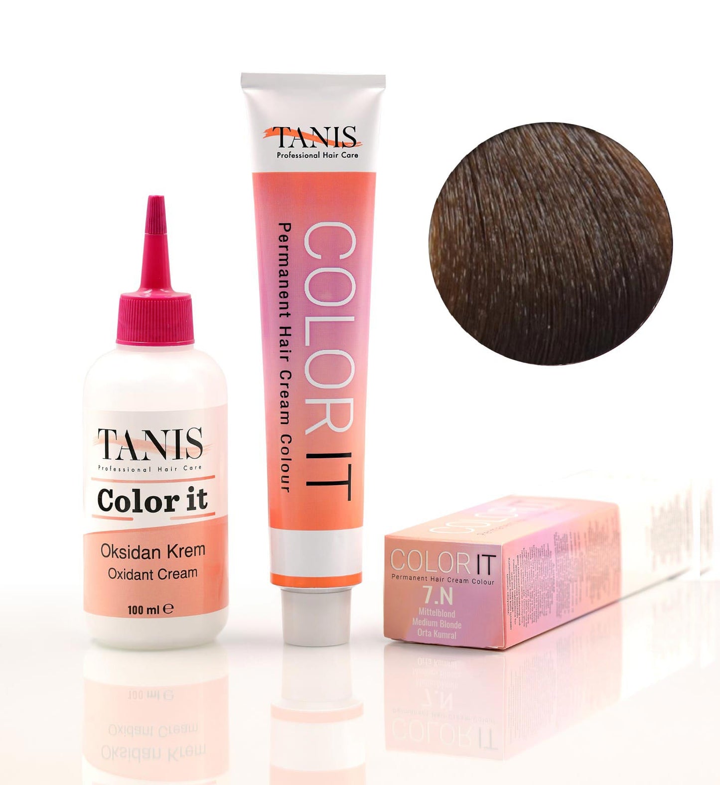 Permanente Haarfarbe COLOR-IT 7.N Mittelblond