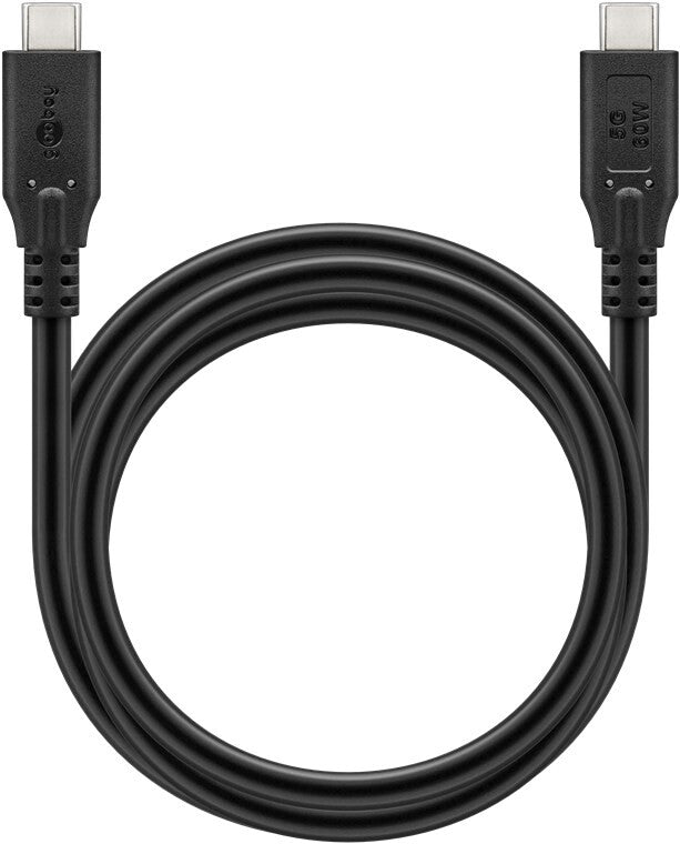 Goobay 74728 USB-kablar USB 3.2 Gen 1 (3.1 Gen 1) 2 m USB C Svart