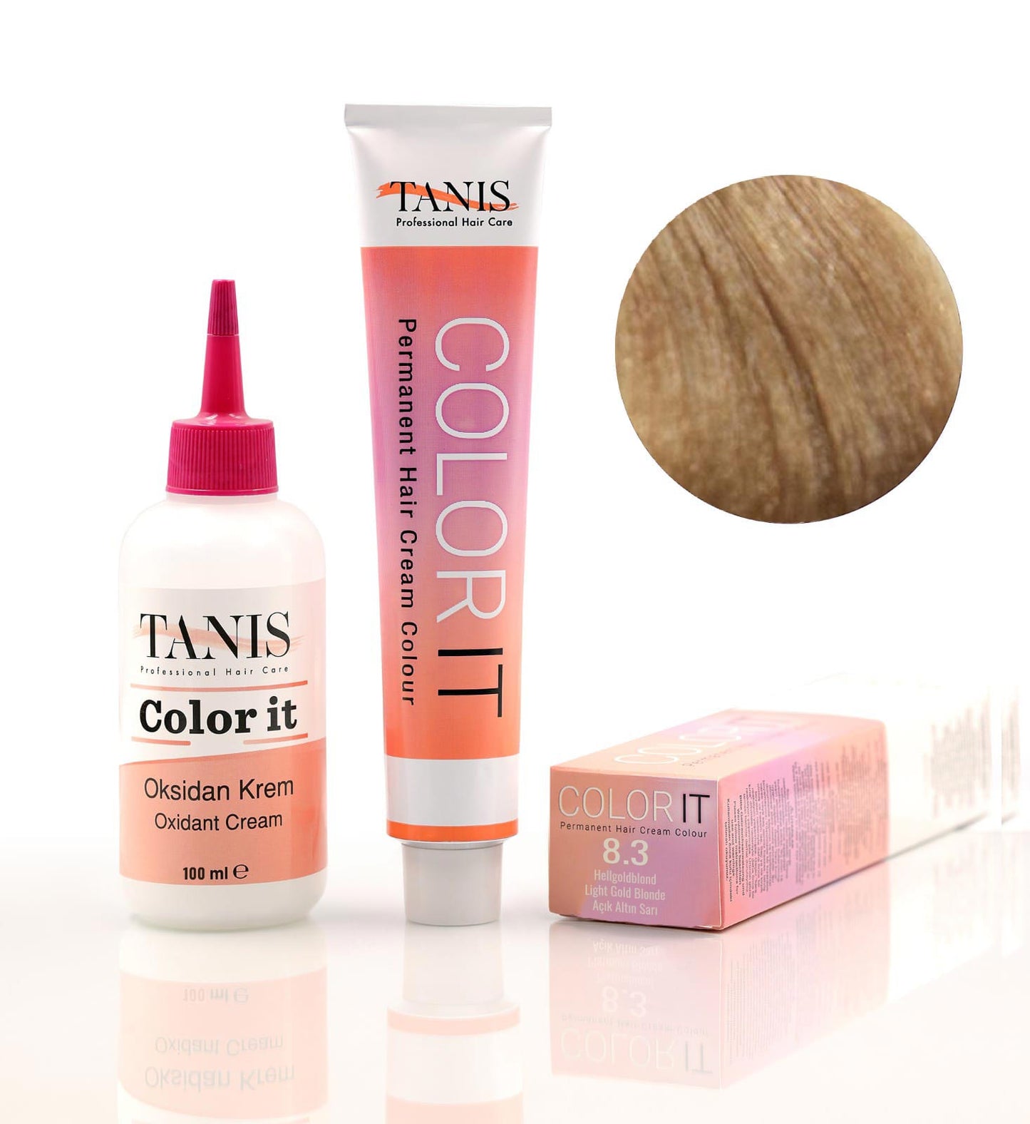 Permanente Haarfarbe COLOR-IT 8.3 Hellgoldblond