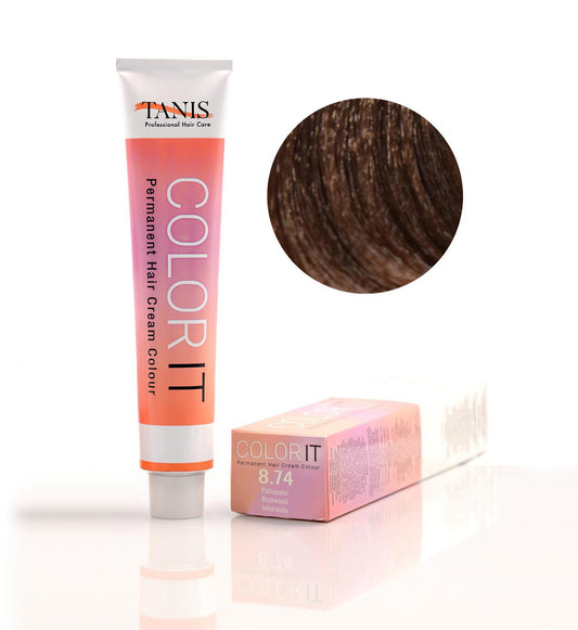 Permanente Haarfarbe COLOR-IT 8.74 Palisander